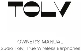 Notice Sudio TOLV Bouchon d'oreille