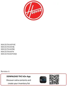 Notice HOOVER HOCE3T618FSK Buzdolabı