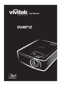 Notice VIVITEK DU4871Z Projecteur
