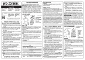 Notice PROCTOR SILEX 72870 Appareil électroménager