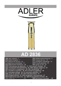 Notice ADLER AD 2836 Grasmaaier