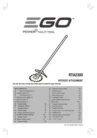 Notice EGO RTA2300 Multigereedschap