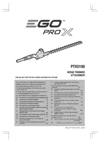Notice EGO PTX5100 Multigereedschap