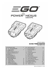 Notice EGO PAD1500E Elem