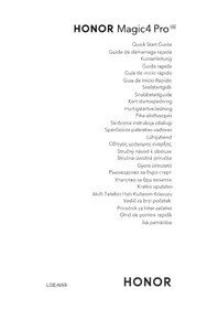 Notice HONOR MAGIC 4 PRO 5G Téléphone