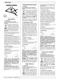 Notice HQ Power HQMS10006 Climatiseur