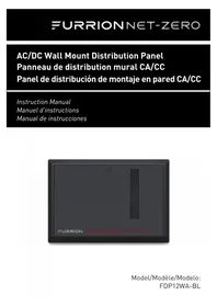 Notice Furrion FDP12WABL Tableau électrique mural