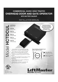 Notice LIFT-MASTER HCT16 Doorbells
