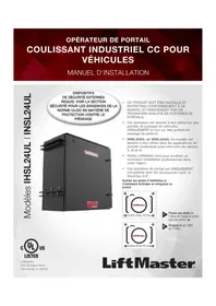 Notice LIFT-MASTER INSL24UL Opérateur de portail