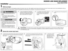 Notice LIFT-MASTER 050ACTBLKMC Puerta de garaje