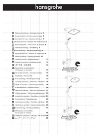 Notice Hansgrohe CROMETTA S 240 Pomme de douche