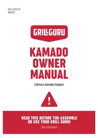 Notice Grill Guru KAMADO ORIGINAL COMPACT Barbecue