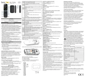 Notice Bea-fon SL720I Smartphone