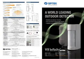 Notice OPTEX VXIST Détecteur de mouvements