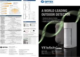 Notice OPTEX VXIR Détecteur de mouvements
