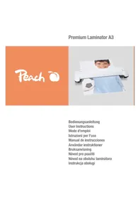 Notice Peach PL755 Machine à laminer