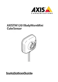 Notice AXIS TW1201 Sportscam