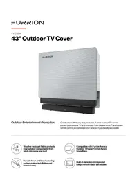 Notice Furrion FV1C43W Protection pour téléviseur extérieur