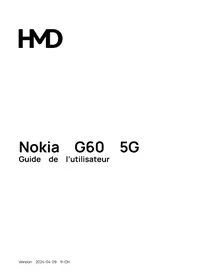 Notice NOKIA G60 5G Téléphone portable