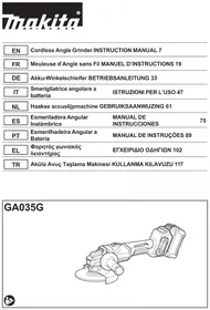 Notice MAKITA GA035GZ Broyeur de végétaux