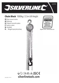 Notice SILVERLINE 633705 Sprzęt do podnoszenia