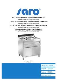 Notice Saro GASTROLINE 9+9V Friteuse