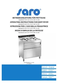 Notice Saro GASTROLINE 12+12V Friteuse