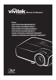 Notice VIVITEK DW275 Projecteur