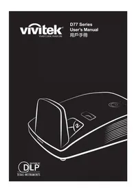 Notice VIVITEK DW771USTIE Projecteur