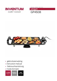 Notice INVENTUM GP450B Plaque de grill