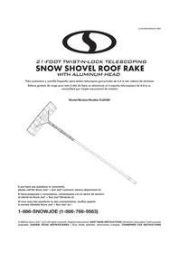 Notice Snow Joe RJ205M Snow blower