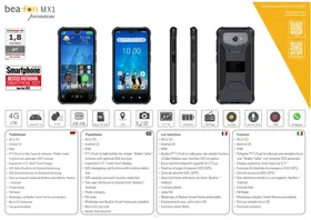 Notice Bea-fon MX1 PREMIUM Smartphone