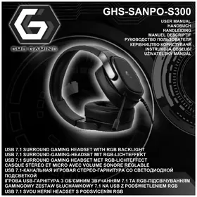 Notice GMB Gaming GHSSANPOS300 Casque