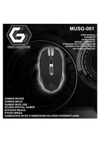 Notice GMB Gaming MUSG001 Souris