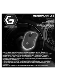 Notice GMB Gaming MUSGW6BL01 Souris