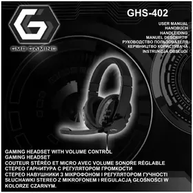 Notice GMB Gaming GHS402 Casque