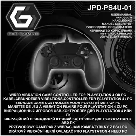 Notice GMB Gaming JPDPS4U01 Contrôleur
