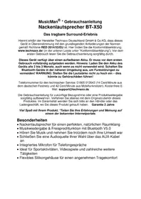 Notice MusicMan BTX50 Haut-parleur