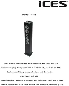 Notice Ices Electronics IBT6 Speaker