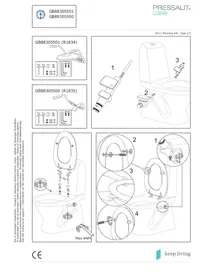 Notice Gustavsberg CARE 3060 Toilette