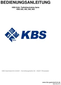 Notice KBS 602 GU Kühlschrank