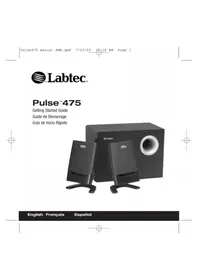 Notice LABTEC PULSE 475 Haut-parleur