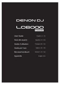Notice Denon DJ LC6000 PRIME Equipement DJ