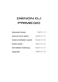 Notice Denon DJ PRIME GO Equipement DJ