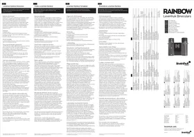 Notice Levenhuk RAINBOW 8X25 Jumelles