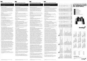 Notice Levenhuk SHERMAN PRO 12X50 Jumelles