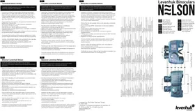 Notice Levenhuk NELSON 8X30 Jumelles