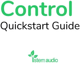 Notice Stem Audio CONTROL Système de vidéo conférence