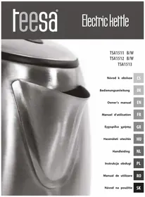 Notice Teesa TSA1513 Bouilloire