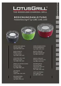 Notice LOTUSGRILL G280 Barbecue